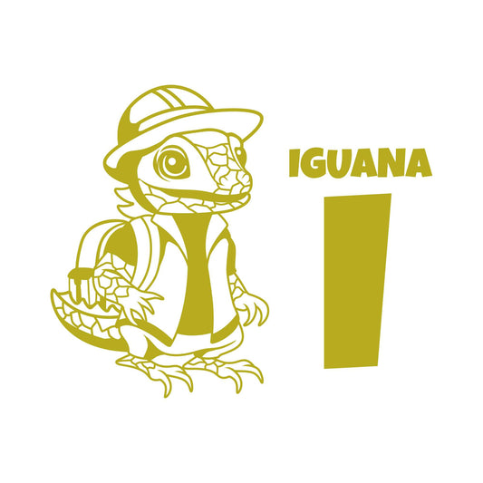 Design With Vinyl Adorable Animal Wall Decal Iguana I For Iguana Cute Cartoon Iguana Wall Art Design