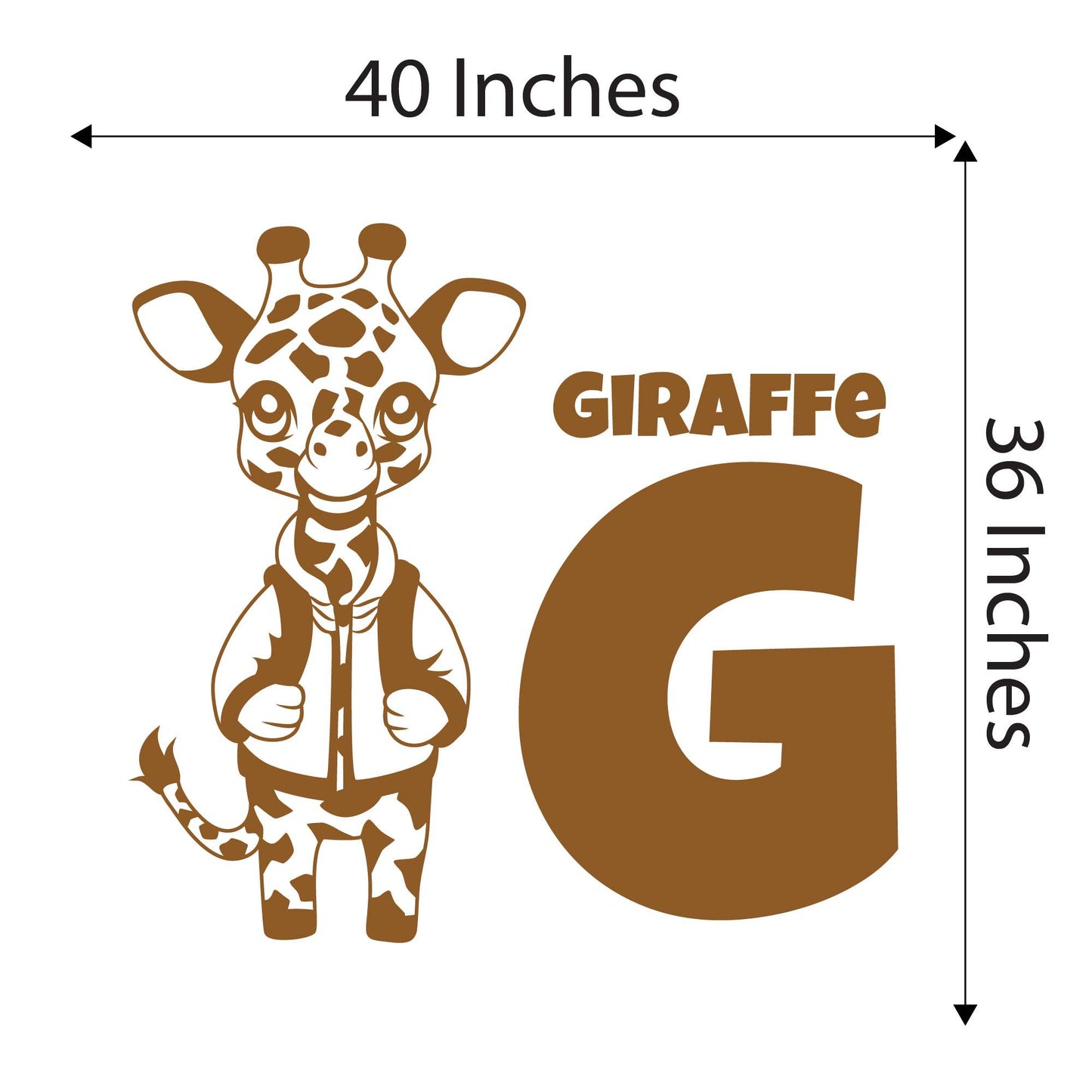 Design With Vinyl Adorable Animal Wall Decal Giraffe G For Giraffe Cartoon Giraffe Kids Room Design