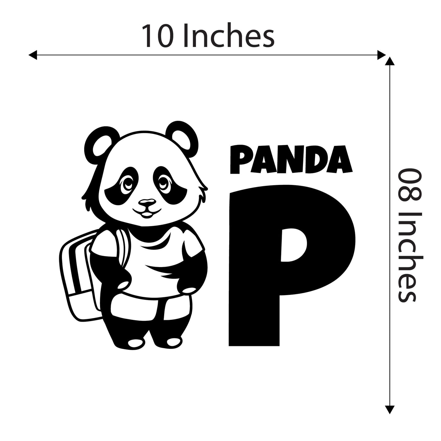 Design With Vinyl Adorable Animal Wall Decal Panda P For Panda Cartoon Cute Panda Wall Design